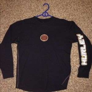 vintage thermal style Hurley long sleeve